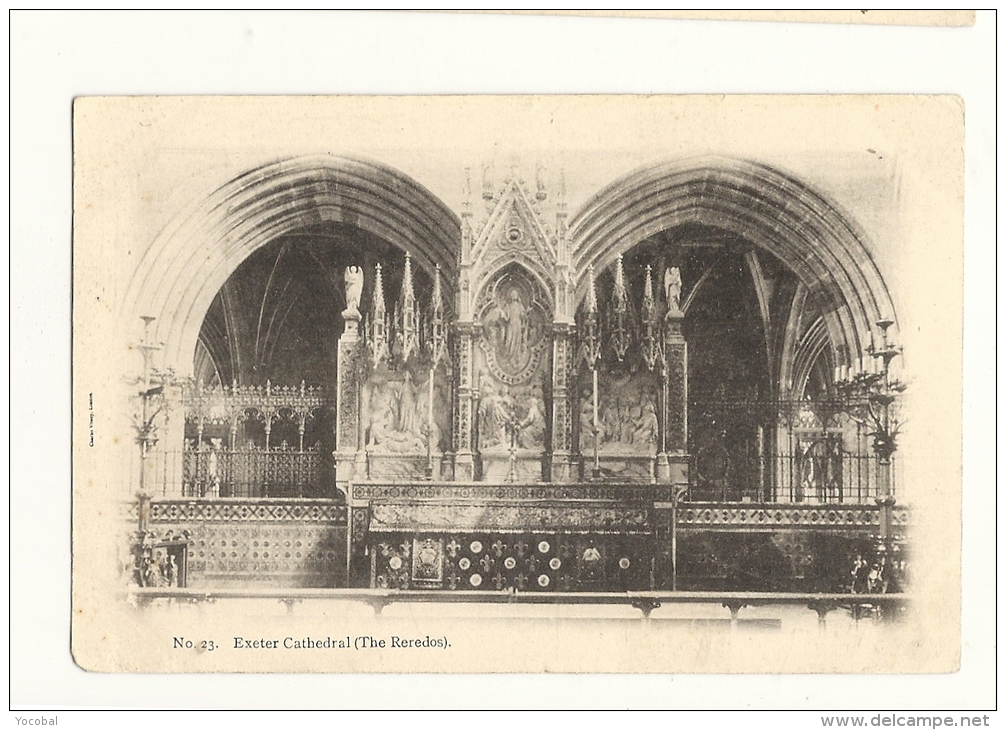 Cp, Angleterre, Exeter, Exeter Cathedral, The Reredos, Voyagée - Exeter