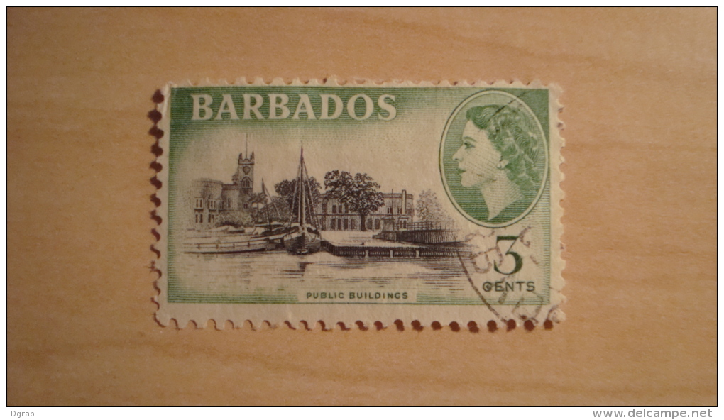 Barbados  1953  Scott #237  Used - Barbados (...-1966)