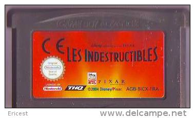 - JEU GAME BOY ADVANCE LES INDESTRUCTIBLES (FONCTIONNE SUR SP) - Game Boy Advance