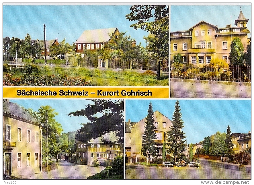 SECHSISCHE SCHWEIZ- KURORT GOHRISCH, POSTCARD UNUSED, GERMANY - Gohrisch