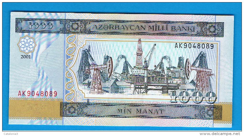 AZERBAIJAN - AZERBAIYAN - 1000  Manat   2001  SC  P-23 - Azerbaïjan