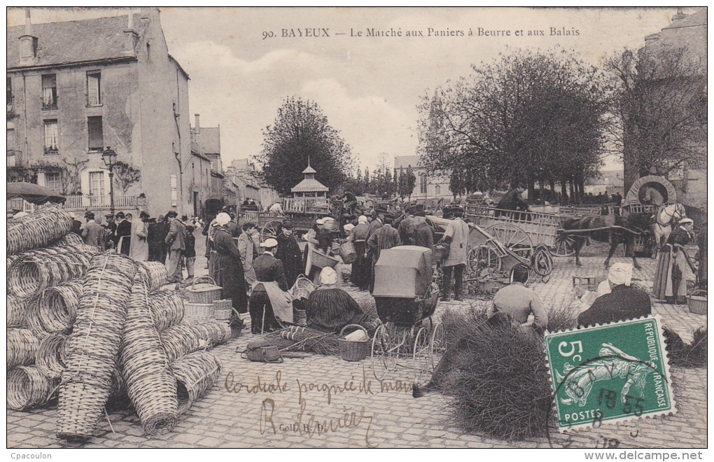 Bayeux - Le Marché Aux Paniers à Beurre Et Aux Balais [10815B14] - Bayeux