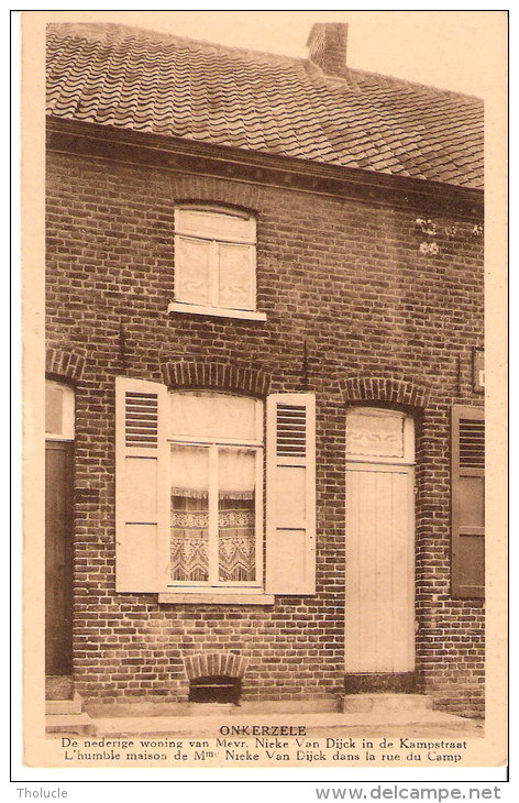 Onkerzele (Geraardsbergen-Grammont- 1933- De Woning Van Mev. Nieke Van Dijck In De Kampstraat- (rue Du Camp) - Geraardsbergen