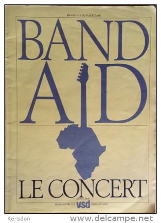 Revue VSD - Band Aid - Le Concert - RARE - Altri Oggetti