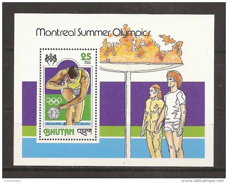 JUEGOS OLÍMPICOS - BHUTAN 1978 - Yvert #H77 - MNH ** - Verano 1976: Montréal