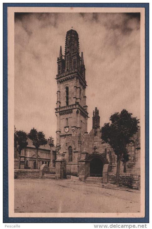 29 FINISTERE - CP LAMPAUL - L'EGLISE XVIe SIECLE - LES EDITIONS D'ART YVON N° 1 - Lampaul-Guimiliau