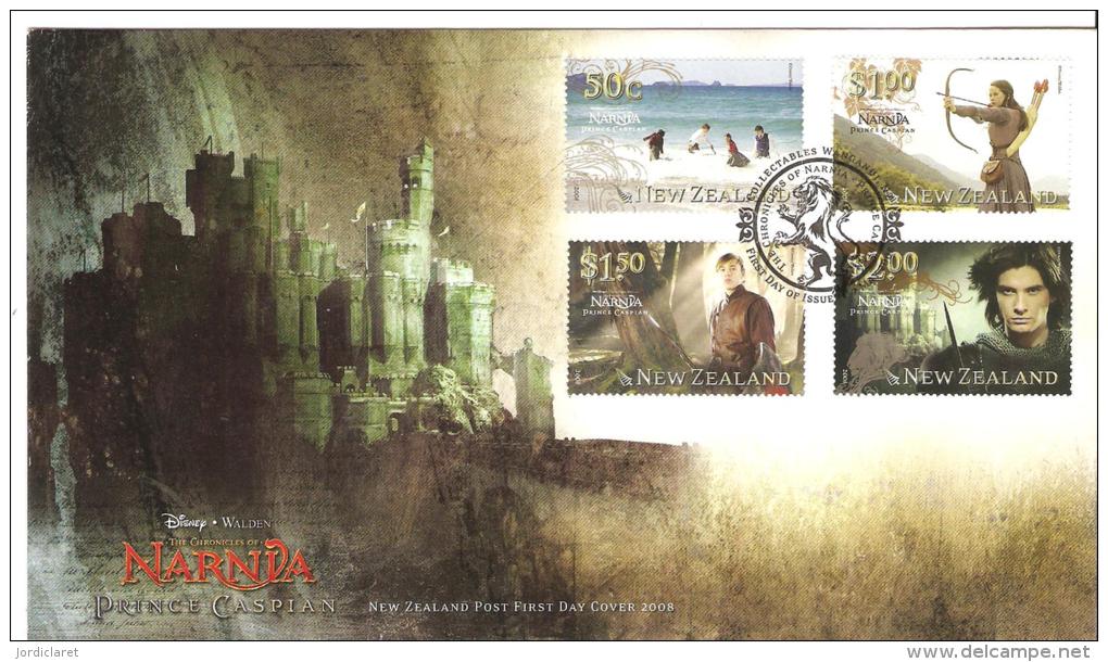 FDC NEW ZELAND NARDIA 2008 - Cinema