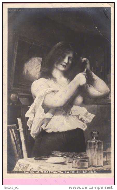 SALON M.me MAX.meGUYON "LA TOILETTE" 1902 - Ragazza Che Si Pettina - MAXIMILIENNE GUYO - #5908 - Donne