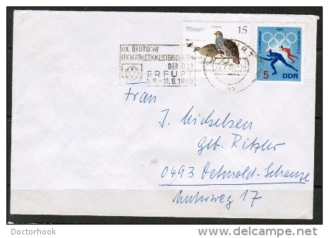 EAST GERMANY    Mixed  Cover From Erfurt To Nurnburg (19/7/68) - Lettres & Documents