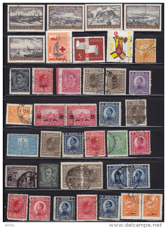 1377. Yugoslavia, Stamp Accumulation, Used - Collections, Lots & Séries