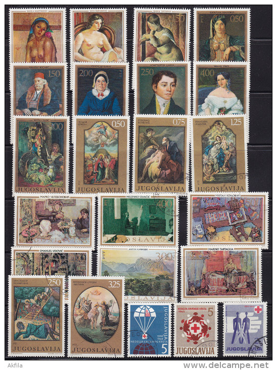 1378. Yugoslavia, Stamp Accumulation, Used - Collections, Lots & Séries