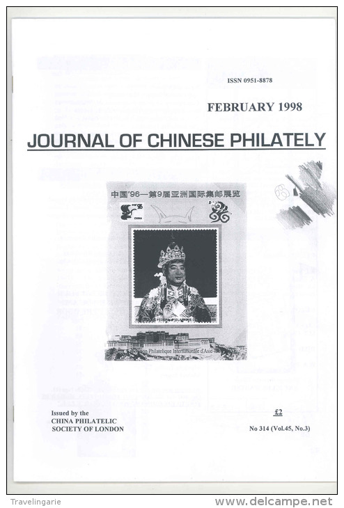 Journal Of Chinese Philatelyfebruary 1998 - Autres & Non Classés