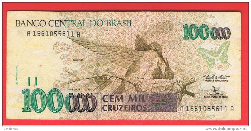 BRASIL - 100.000  Cruzeiros  ND   P-235 - Brazil