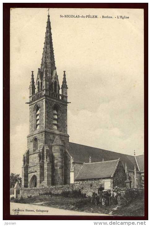 Cpa Du 22  St Nicolas Du Pelem  Bothoa  L' église    ...  édition Hamon Guingamp      PLES14 - Saint-Nicolas-du-Pélem