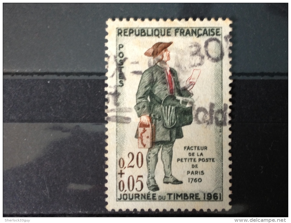 FRANCE YT 1285. Journée Du Timbre. Oblitéré**. 1961. Côte 0.80€ - Usati