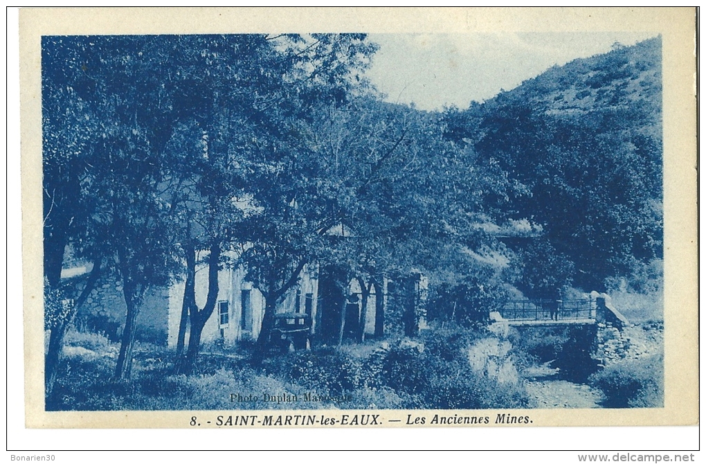 CPA 04 SAINT MARTIN LES EAUX LES ANCIENNES MINES  AUTO - Autres & Non Classés