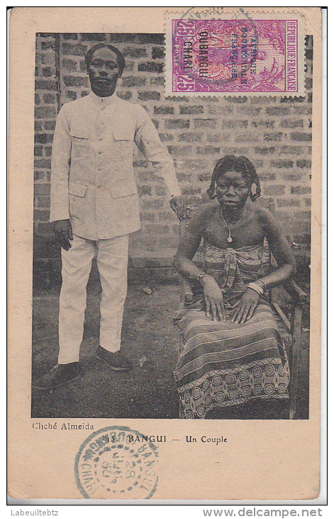 BANGUI - Un Couple ( Oblitération ) - Zentralafrik. Republik