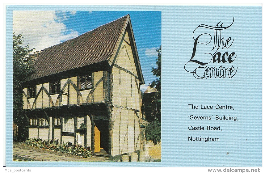 Nottinghamshire Postcard - The Lace Centre, 'Severns' Building, Castle Road, Nottingham  A3904 - Nottingham