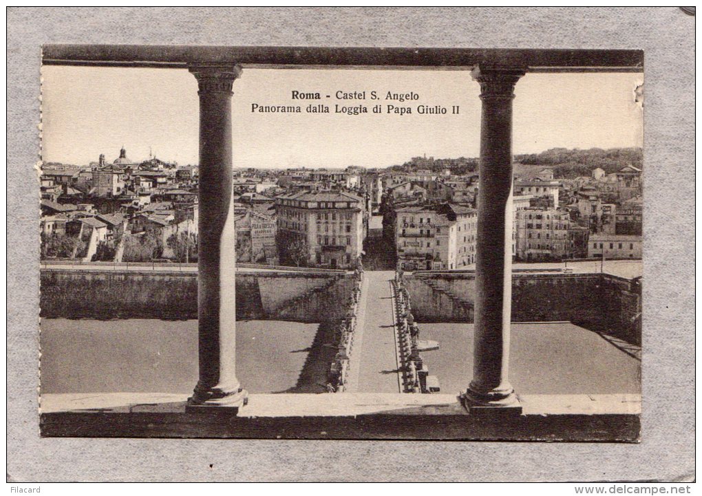 39817    Italia,   Roma -   Castel  S.  Angelo -  Panorama  Dalla  Loggia  Di  Papa Giulio II,  NV - Castel Sant'Angelo