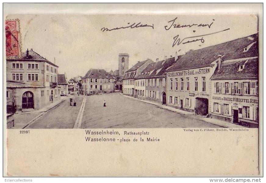 Wasselnheim   Wasselonne   67   Place De La Mairie - Wasselonne