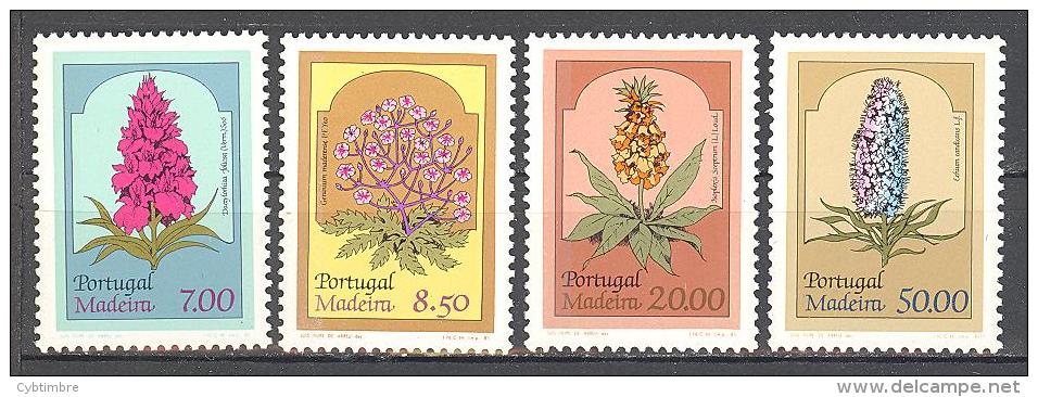 Madeire: Yvert  78/81**/MNH; Fleurs; PETIT PRIX!!! LIQUIDATION!!! A PROFITER!!! - Other & Unclassified