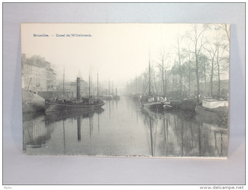 Bruxelles. Canal De Willebroeck. - Navigazione