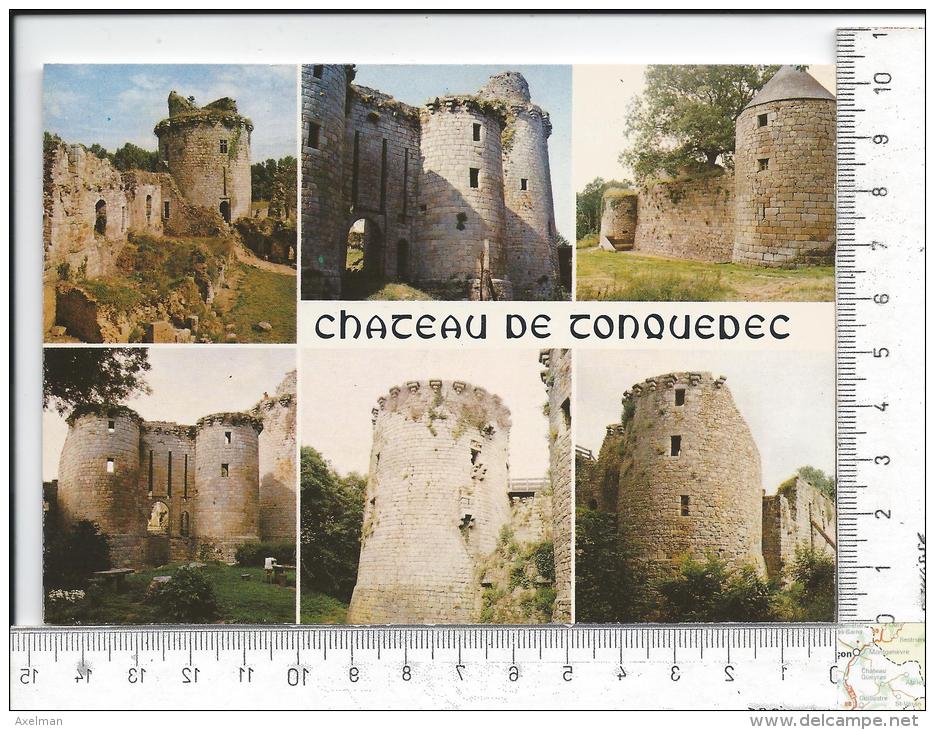 CPM, TONQUEDEC: Le Chateau, Multi Vues - Tonquédec