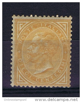 Italie 1863 Sa/Mi 17, MH/* , Signed - Nuovi