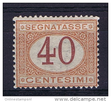 Italie 1870 Segnatasse Sa 8, Ocrea Carmina MH/* - Portomarken