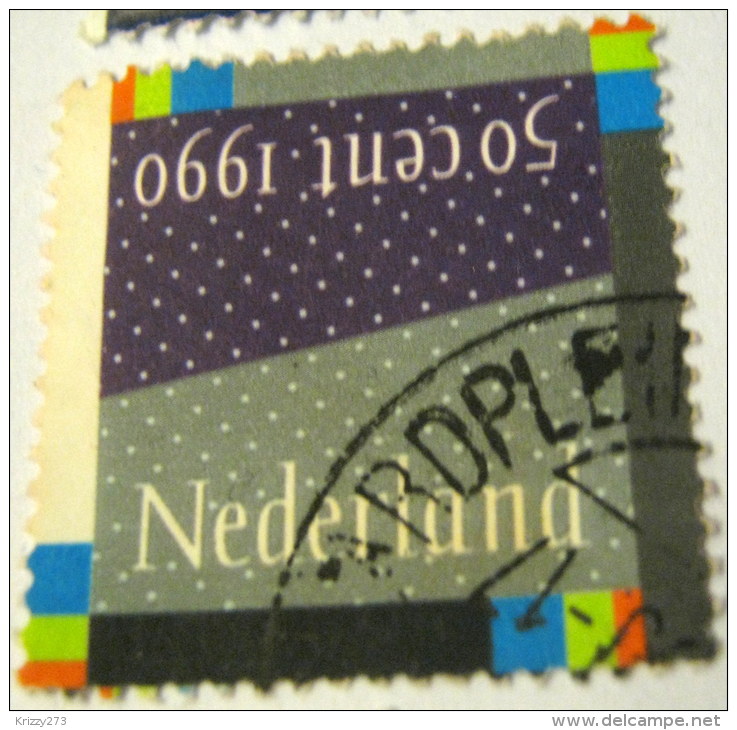 Netherlands 1990 Christmas 50c - Used - Oblitérés