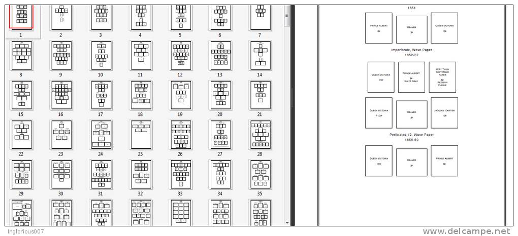 CANADA STAMP ALBUM PAGES 1851-2011 (430 Pages) - Engels