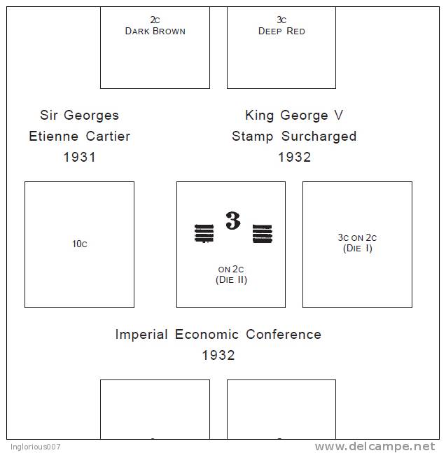 CANADA STAMP ALBUM PAGES 1851-2011 (430 Pages) - Engels