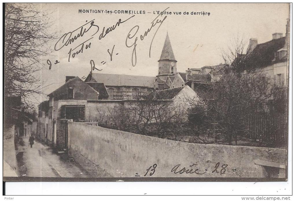 MONTIGNY LES CORMEILLES - L'Eglise Vue De Derrière - Montigny Les Cormeilles