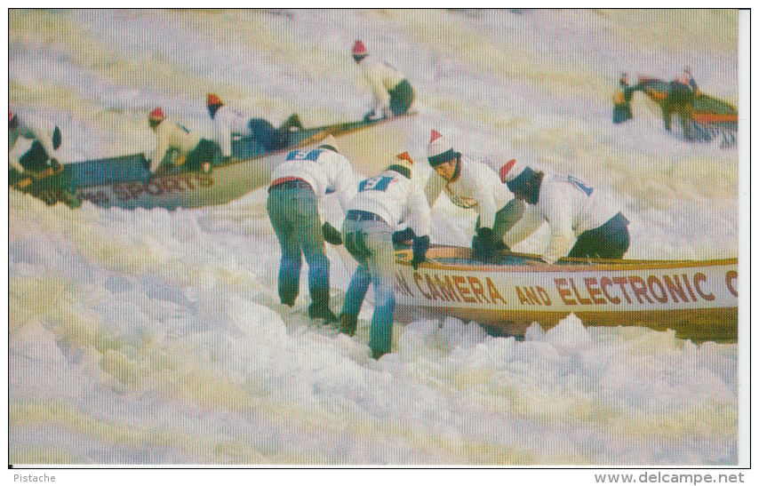 Québec - Course En Canot - Canoe Sport Competition Ice Winter Hiver - État TB - VG Condition - Québec - Les Rivières