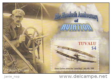 Tuvalu 2002 Powered Flight Centenary MS  MNH - Tuvalu