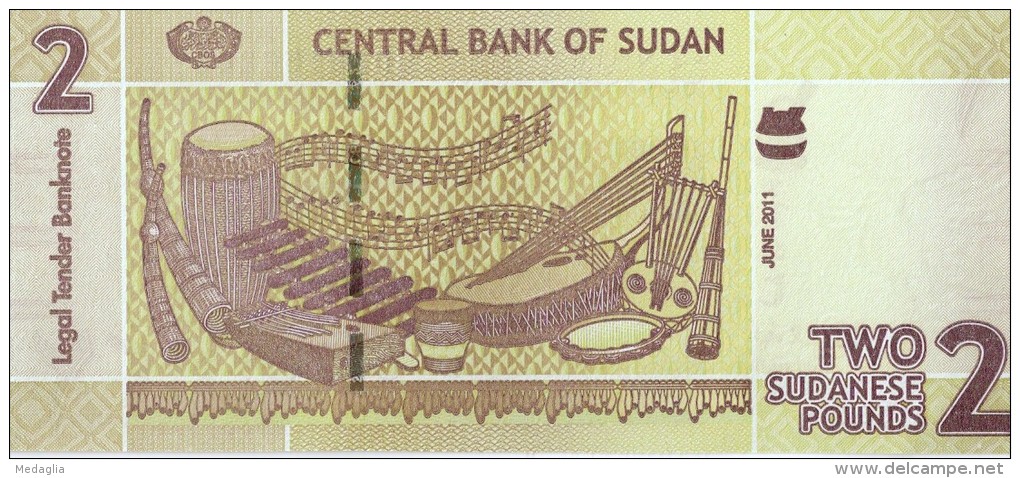 SOUDAN - 2 Sudanese Pounds 2011 - Sudan