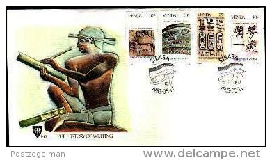 VENDA, 1983, History Of Writing,  Mint First Day Cover,  1.15 - Venda