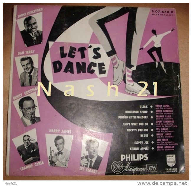 -   Disque De Jazz  - 33 Tours L.P. - Let' S Dance - - Jazz