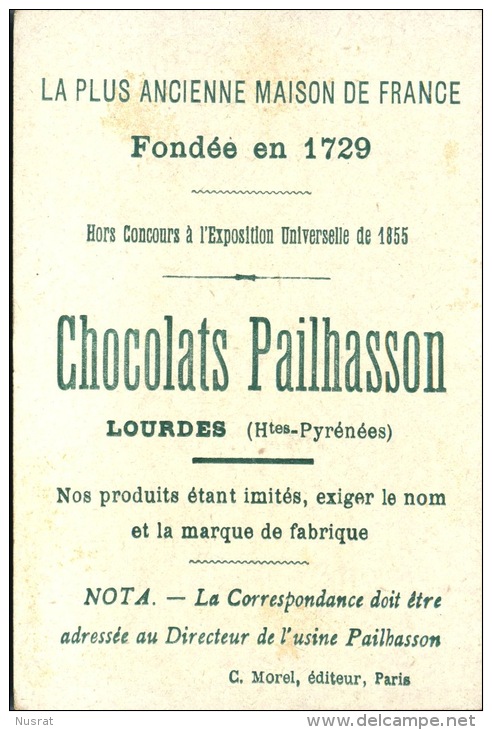 Lourdes, Chocolat Pailhasson, Chromo Thème Histoire, Mort De Monseigneur Darboy - Autres & Non Classés