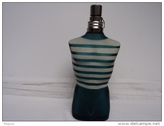 GAULTIER " LE MALE " VAPO " EDT  125 ML  VIDE   VOIR & LIRE !!! - Miniaturen Herrendüfte (ohne Verpackung)