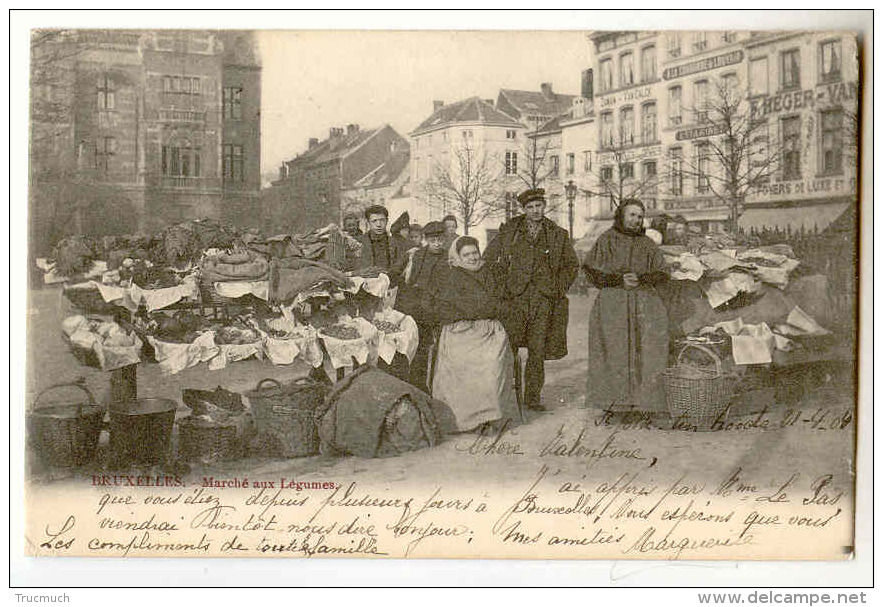 E1983  - BRUXELLES - Marché Aux Légumes - Märkte