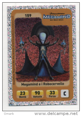 Sor112 Carta Da Gioco, Esselunga, Dreamworks Animation, Cartoni Animati, Megamind, Robocervello, N.159 - Altri & Non Classificati