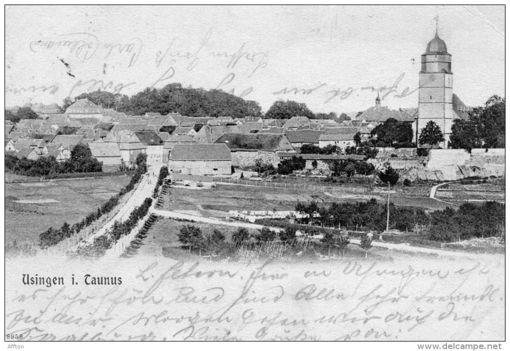 Usingen I Taunus 1905 Postcard - Usingen