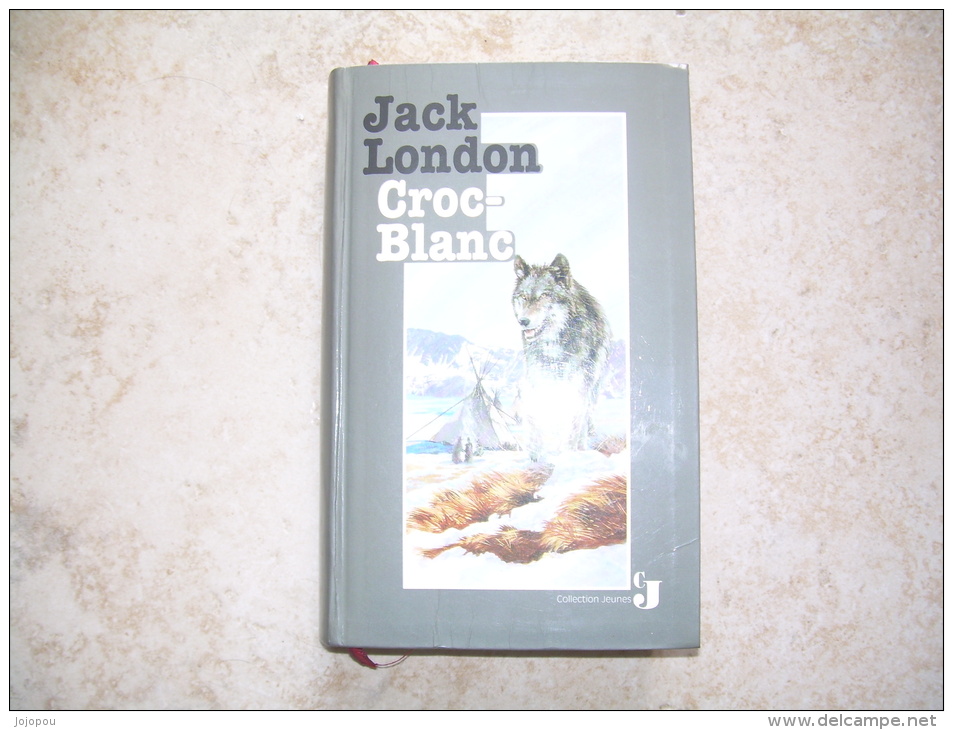 Jack London - Croc_Blanc -  Couverture Souple - Bibliotheque Rouge Et Or