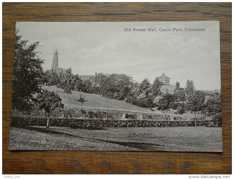 OLD ROMAN WALL, CASTLE PARK COLCHESTER Anno 19?? ( Zie Foto Voor Details ) !! - Colchester