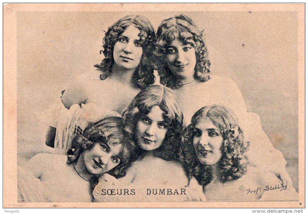 Cpa  Les Soeurs DUMBAR, Pr Stebbing (20.39) - Artisti