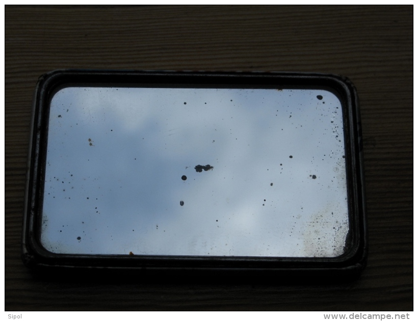 Petit Miroir De Poche Avec Déco Au Dos   :Margote, Pollux, Le Père Jouvence Publistar Marseille ORTF - Autres & Non Classés