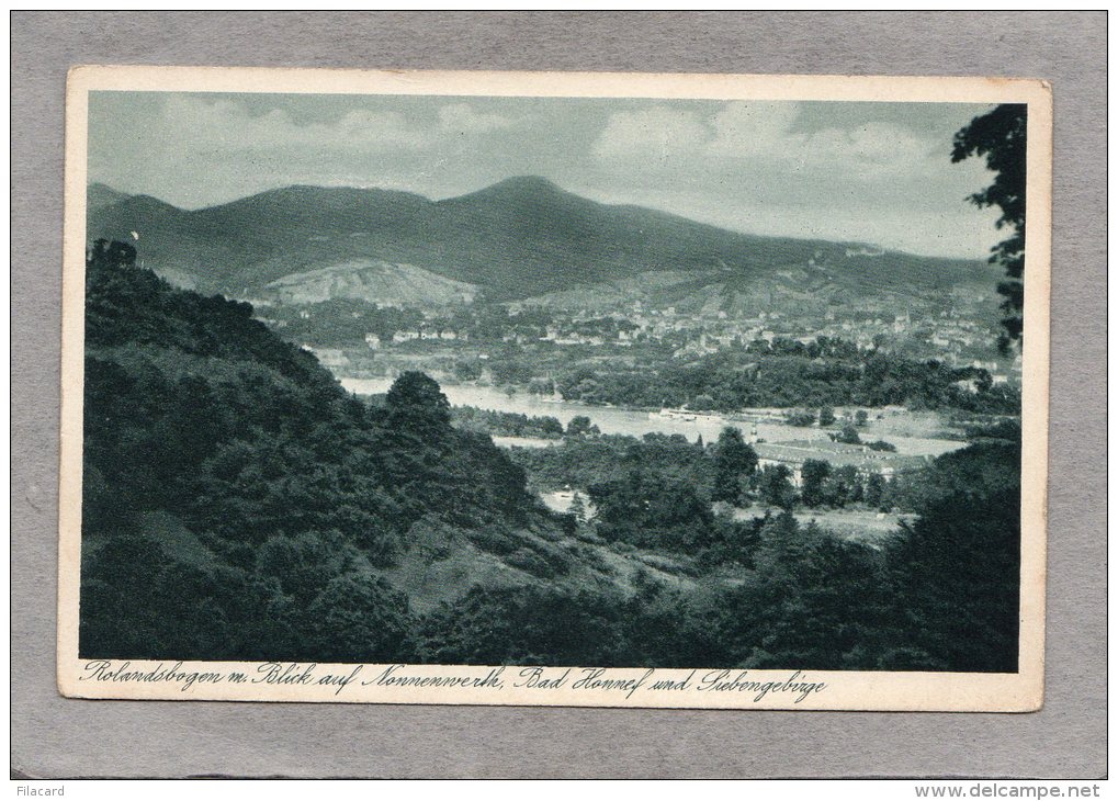 39865   Germania,  Rolandsbogen M.  Blick  Auf  Nonnenwerth  -  Bad  Honnef Und  Siebengebirge,  NV - Bad Honnef