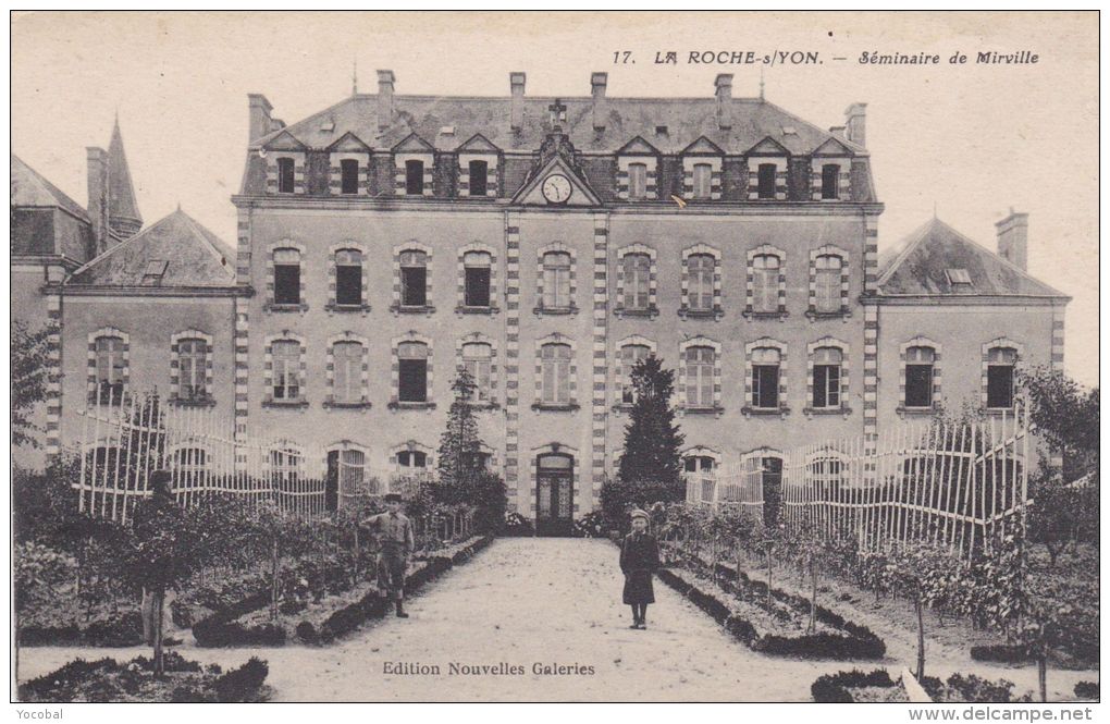 Cp , 85 , LA ROCHE-SUR-YON , Séminaire De Mirville - La Roche Sur Yon