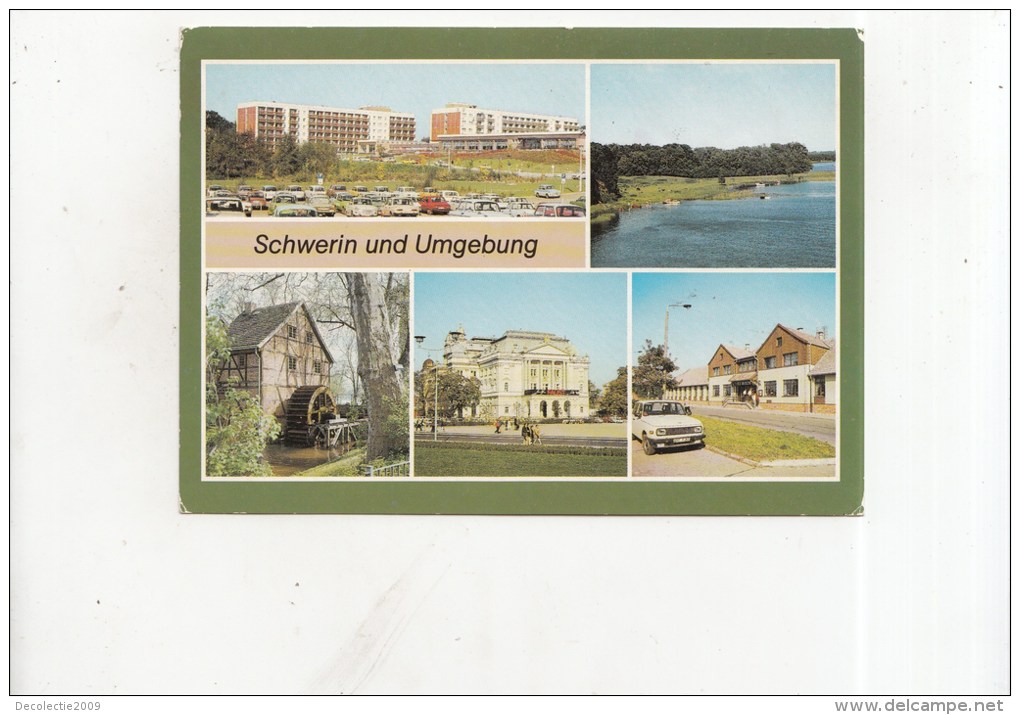 ZS34258 Schwerin Und Umgebung Car Voiture      2 Scans - Schwerin